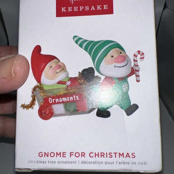 New 2023 Hallmark GNOME FOR CHRISTMAS Keepsake Christmas Ornament - Picture 7 of 7